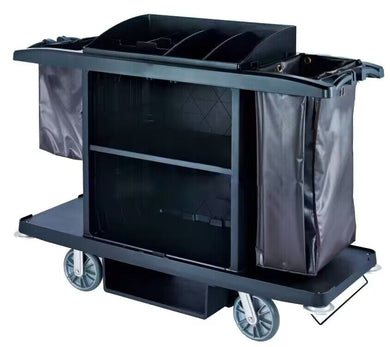 Wagen Poly Maids Cart with Top Divider